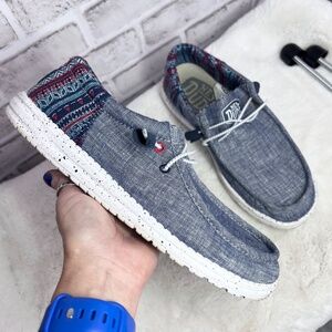 •|•HEY DUDE•| Comfort Cool Slip On Shoes Ladies Size 10 Men's Size 8